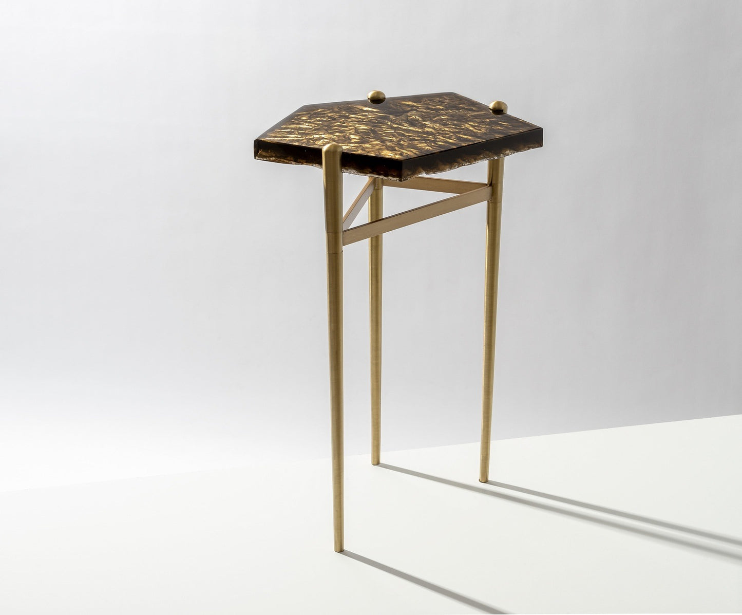 Jewelled Accent Table side view