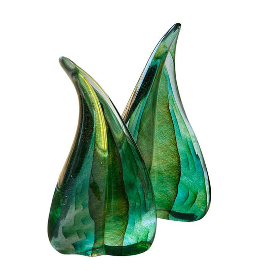 Foresta glass sculpture Forest Green