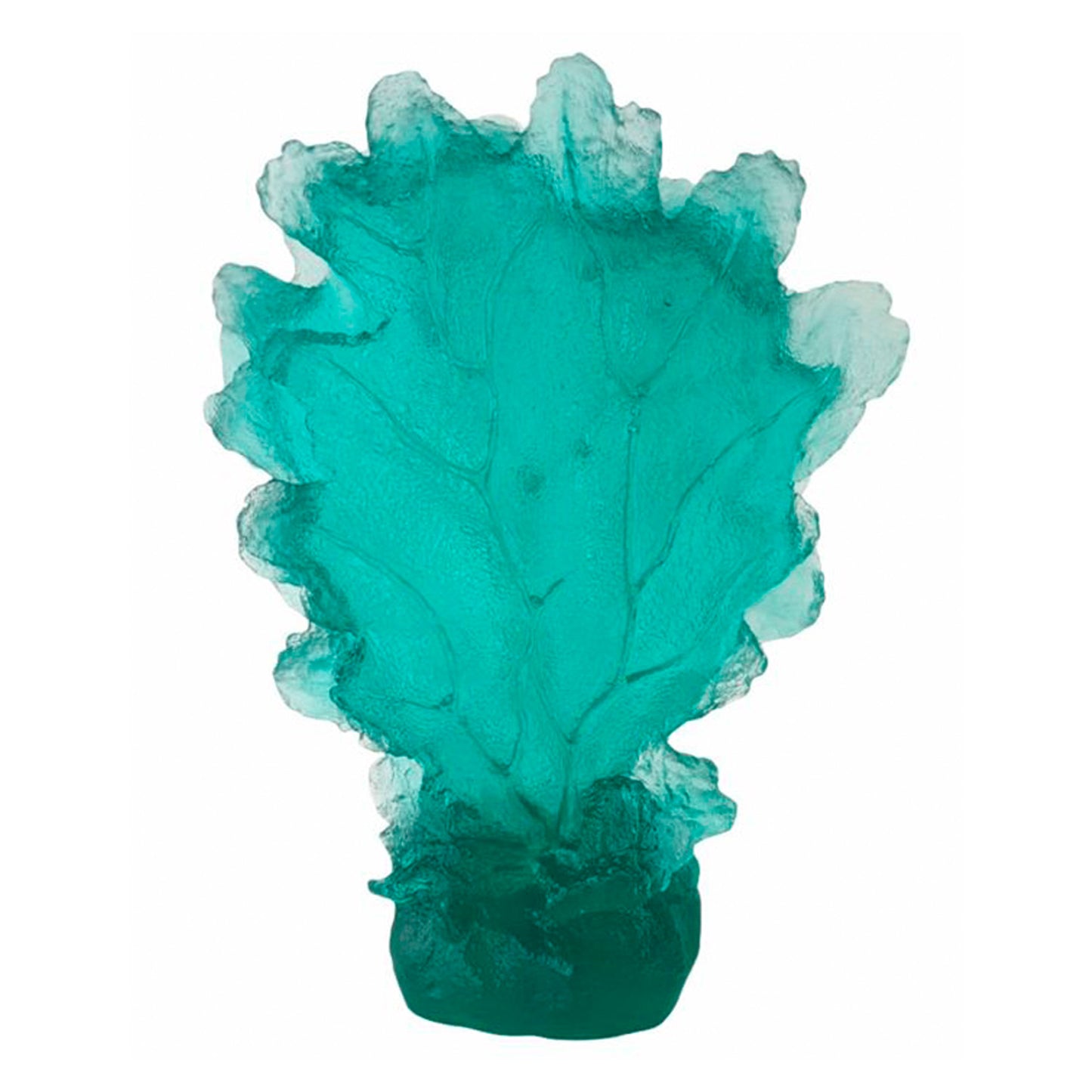 Coral Premium Glass Sculpture Emerald