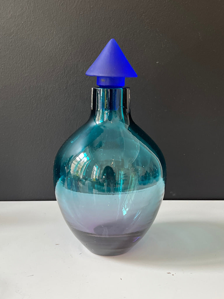 Turquoise | Purple Glass Liquor Decanter