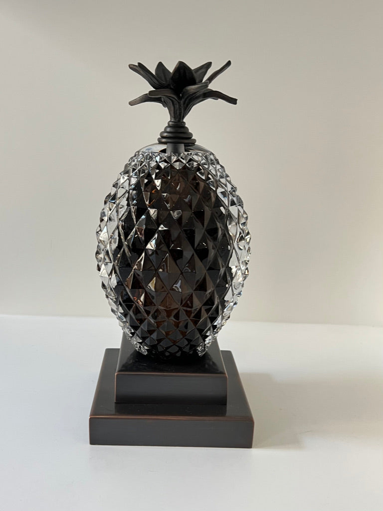 Pineapple Bookend Black
