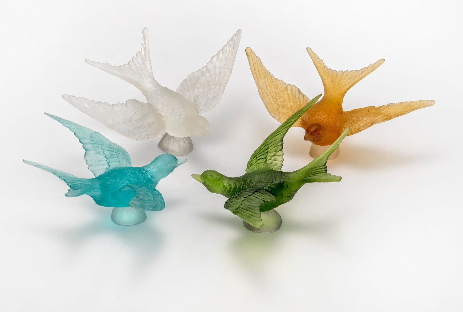 Swallow Glass Sculpture 4 colors