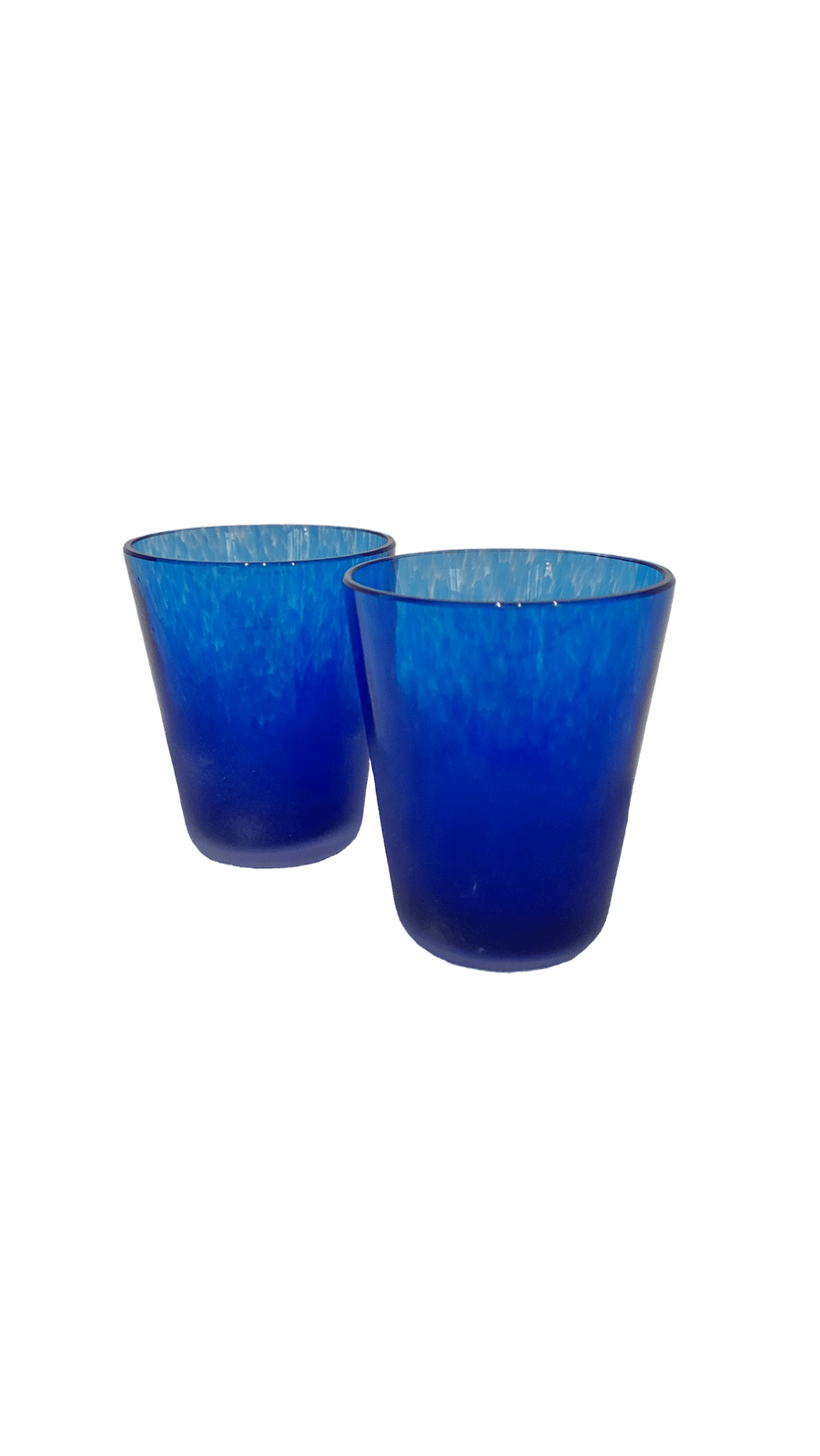 Ice Shot Glass Duos Blue Cobalt
